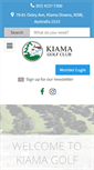 Mobile Screenshot of kiamagolfclub.com.au